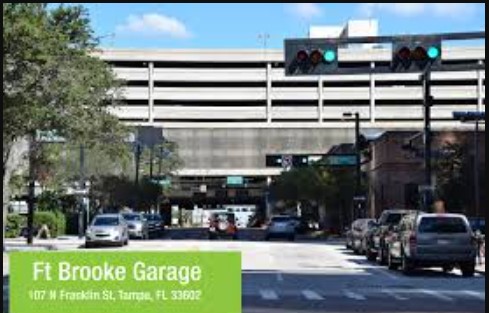 Tampa Suicide, Report of person death at Fort Brooke Garage